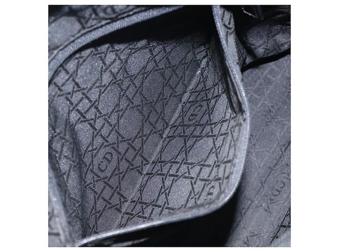 Christian Dior Tote Bag aus schwarzem Nylon mit Silber authentisch fm4460 - Ansicht 22