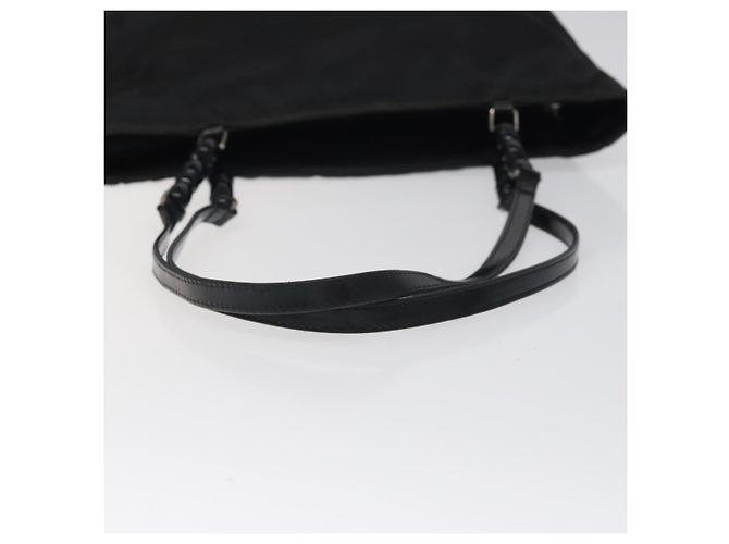 Christian Dior Tote Bag aus schwarzem Nylon mit Silber authentisch fm4460 - Ansicht 7
