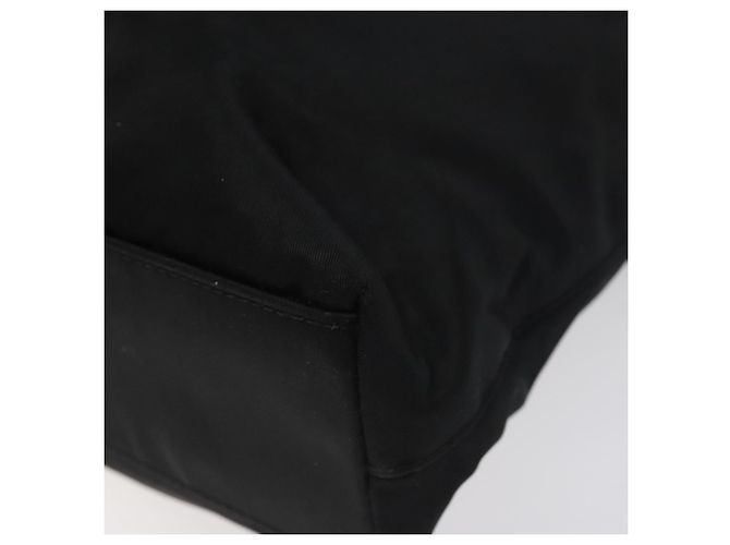 Christian Dior Tote Bag aus schwarzem Nylon mit Silber authentisch fm4460 - Ansicht 8