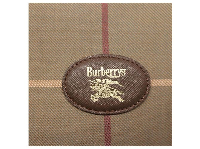 Autre Marque Borsa a mano Burberrys in tela marrone oro Auth mr1221 D'oro - vista 19