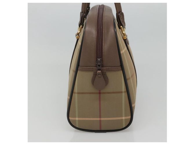 Autre Marque Borsa a mano Burberrys in tela marrone oro Auth mr1221 D'oro - vista 3