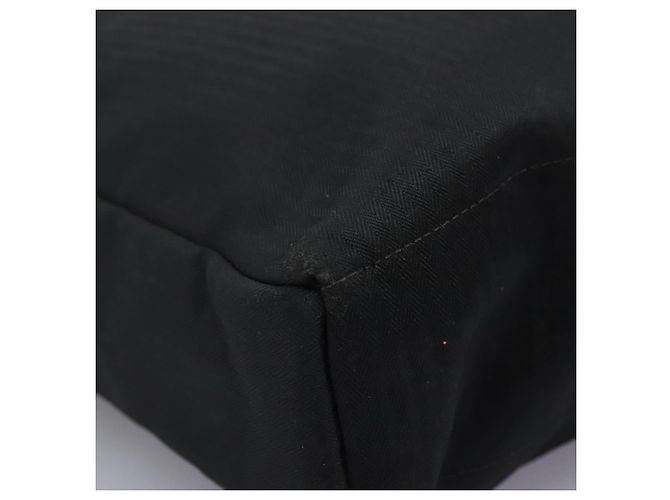 Hermès HERMES Acapulco Basas MM Borsa a Spalla in Nylon Nera Auth nb282 Nero - vista 15