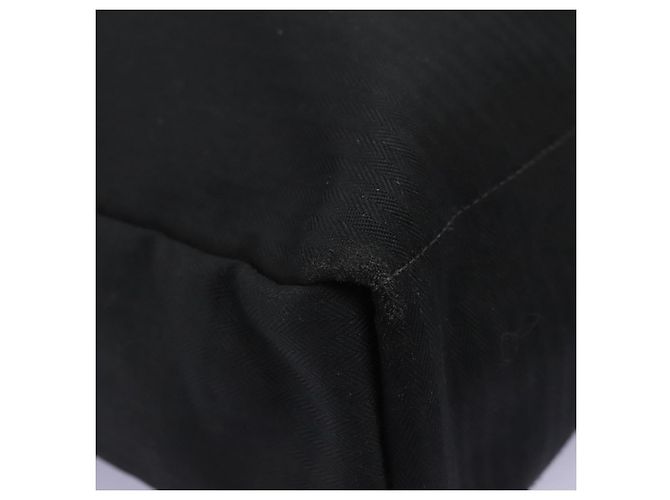 Hermès HERMES Acapulco Basas MM Borsa a Spalla in Nylon Nera Auth nb282 Nero - vista 17