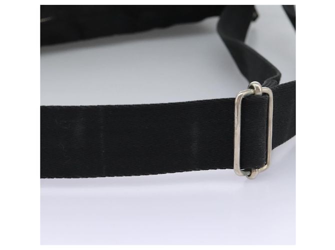 Hermès HERMES Acapulco Basas MM Borsa a Spalla in Nylon Nera Auth nb282 Nero - vista 8