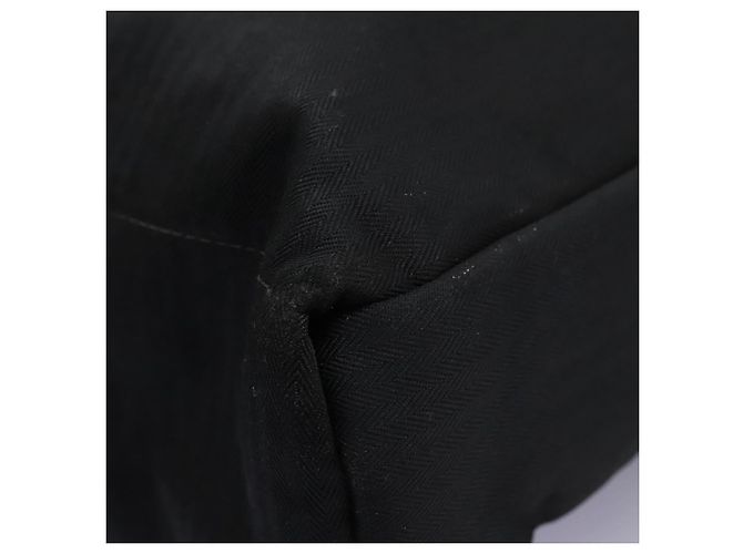 Hermès HERMES Acapulco Basas MM Borsa a Spalla in Nylon Nera Auth nb282 Nero - vista 9