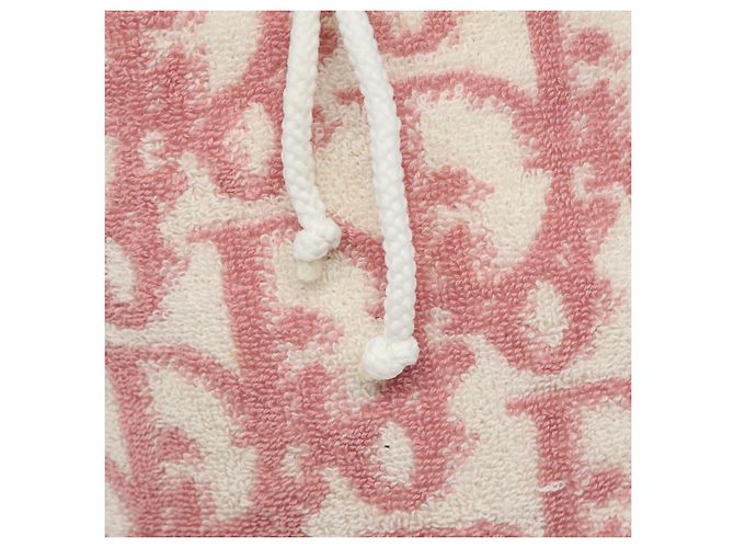 Borsa a mano Pile Trotter Christian Dior Rosa Bianco Auth BD1288 - vista 10