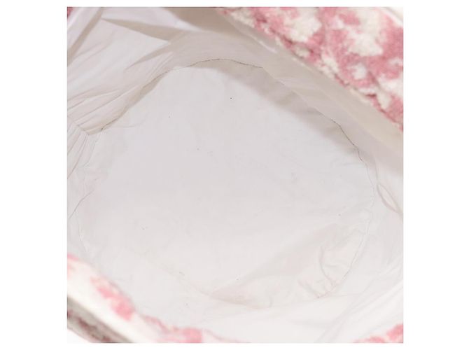 Borsa a mano Pile Trotter Christian Dior Rosa Bianco Auth BD1288 - vista 12
