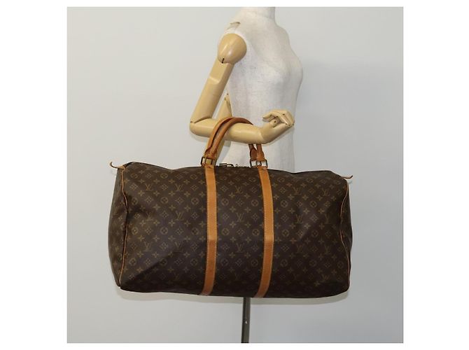 LOUIS VUITTON Monogram Keepall 60 Borsa Boston M41422 LV Auth MY273 Monogramma - vista 21