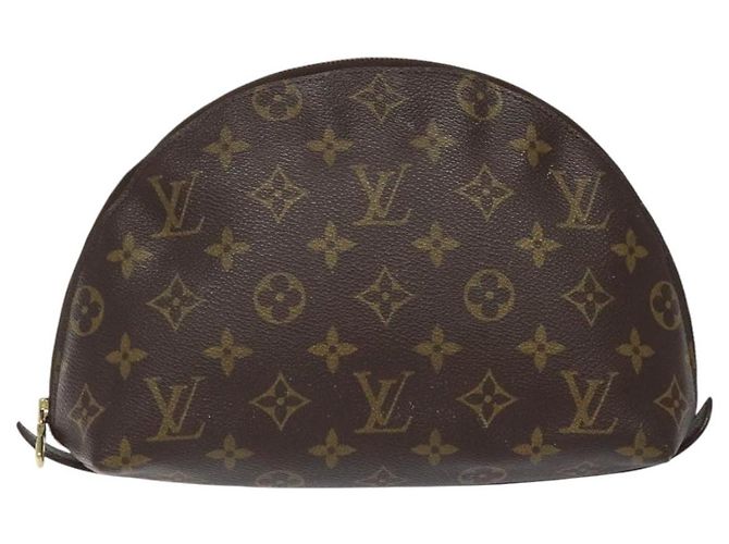 LOUIS VUITTON Pochette Cosmética Demi Ronde Monogramma M47520 LV Auth BD1391 - vista 13