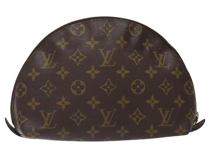 LOUIS VUITTON Pochette Cosmética Demi Ronde Monogramma M47520 LV Auth BD1391 - vista 2