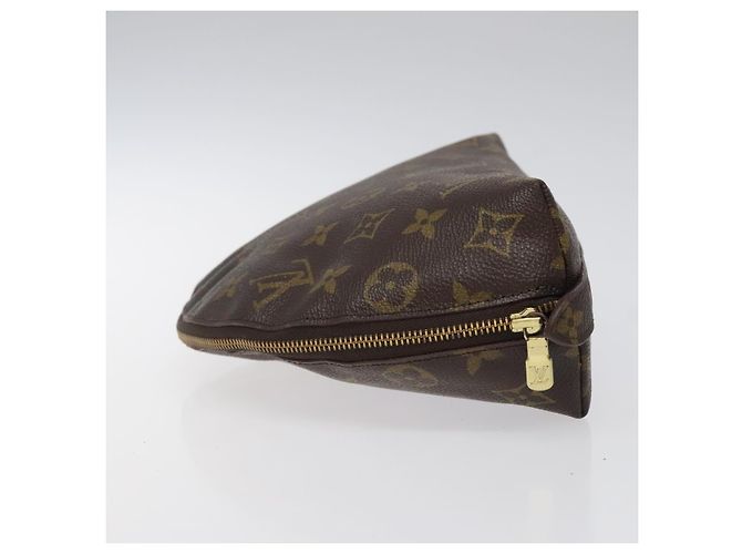 LOUIS VUITTON Pochette Cosmética Demi Ronde Monogramma M47520 LV Auth BD1391 - vista 4
