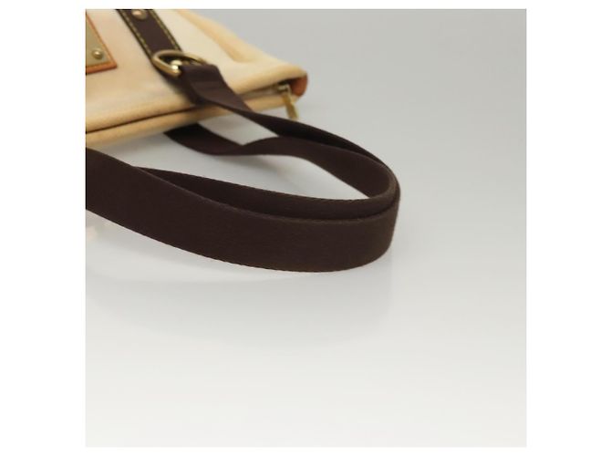 LOUIS VUITTON Antigua Cabas PM Borsa Tote Bianca Marrone M40036 LV Auth th5823 Bianco - vista 7
