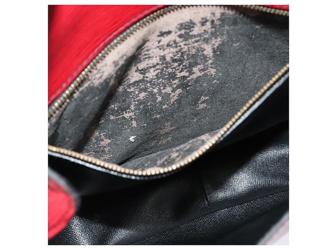 Saint-Cloud LOUIS VUITTON Borsa a Spalla Epi Saint Cloud GM Rossa M52197 LV Auth ep8256 Rosso - vista 10