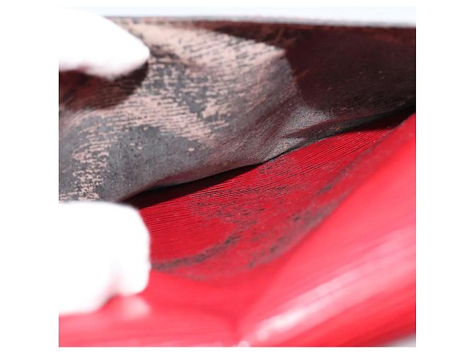 Saint-Cloud LOUIS VUITTON Borsa a Spalla Epi Saint Cloud GM Rossa M52197 LV Auth ep8256 Rosso - vista 11