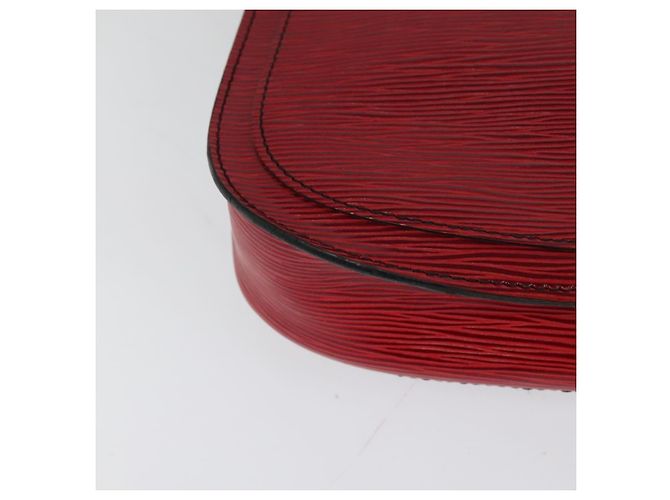 Saint-Cloud LOUIS VUITTON Borsa a Spalla Epi Saint Cloud GM Rossa M52197 LV Auth ep8256 Rosso - vista 16