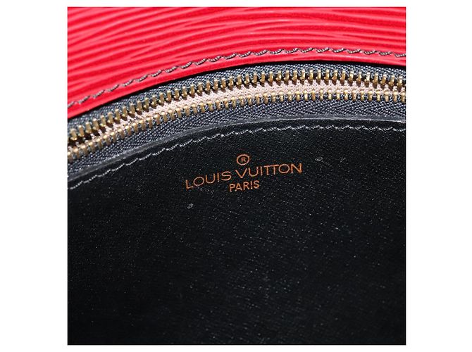 Saint-Cloud LOUIS VUITTON Borsa a Spalla Epi Saint Cloud GM Rossa M52197 LV Auth ep8256 Rosso - vista 20
