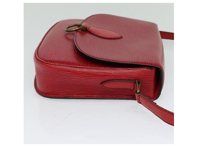 Saint-Cloud LOUIS VUITTON Borsa a Spalla Epi Saint Cloud GM Rossa M52197 LV Auth ep8256 Rosso - vista 4