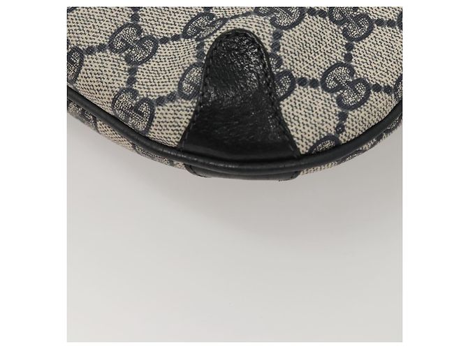 Borsa a Spalla GUCCI GG Supreme PVC Blu Navy Oro 39 02 026 Auth ep8170 D'oro - vista 16