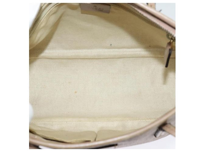 Borsa a mano GUCCI GG Supreme PVC 2 vie Rosa 353440 Auth BD1945 - vista 10
