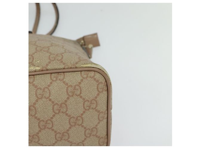 Borsa a mano GUCCI GG Supreme PVC 2 vie Rosa 353440 Auth BD1945 - vista 15