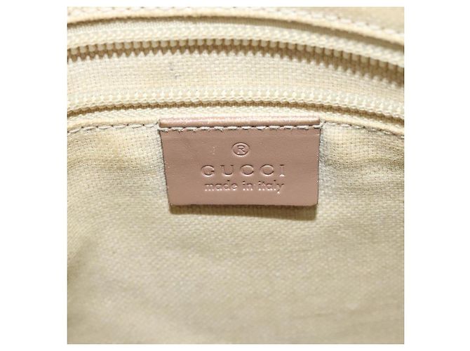 Borsa a mano GUCCI GG Supreme PVC 2 vie Rosa 353440 Auth BD1945 - vista 19