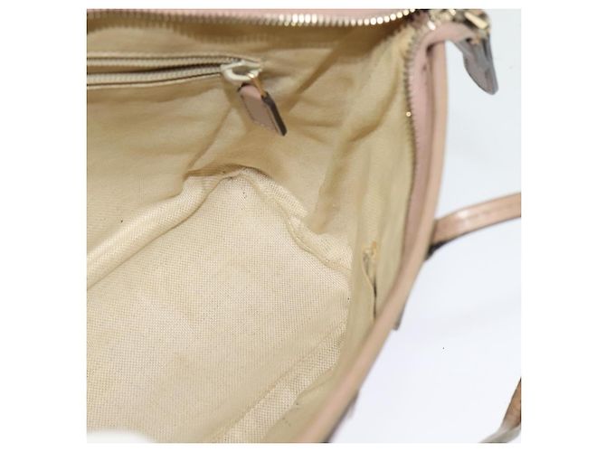 Borsa a mano GUCCI GG Supreme PVC 2 vie Rosa 353440 Auth BD1945 - vista 20
