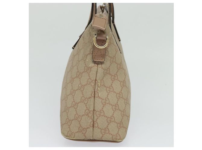 Borsa a mano GUCCI GG Supreme PVC 2 vie Rosa 353440 Auth BD1945 - vista 4