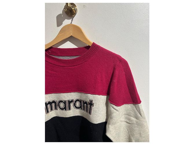 ISABEL MARANT ETOILE Malha T.International M Algodão Vermelho - vista 2