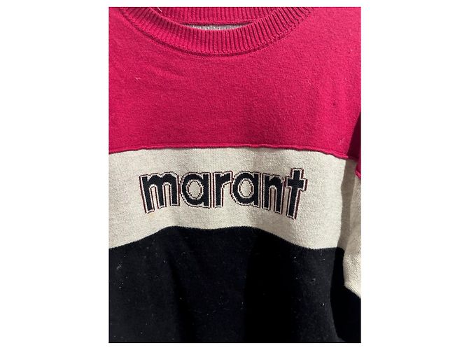 ISABEL MARANT ETOILE Malha T.International M Algodão Vermelho - vista 3