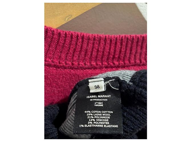 ISABEL MARANT ETOILE Malha T.International M Algodão Vermelho - vista 9