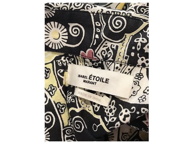 ISABEL MARANT ETOILE Monos T.International XS Algodón Negro - vista 5