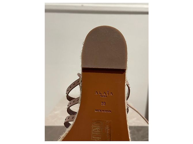 Alaïa Sandali ALAIA T.EU 38 Pelle Rosa - vista 7
