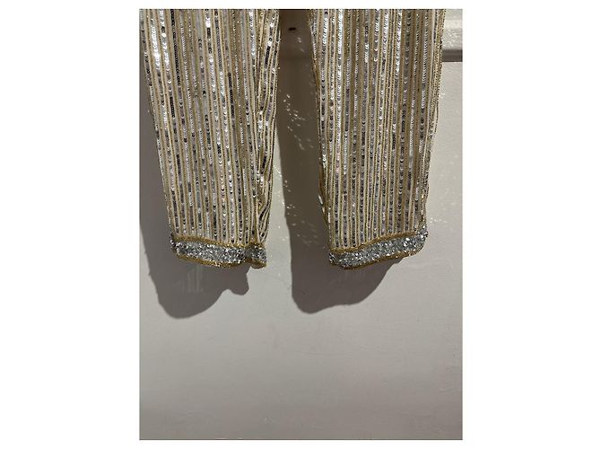 Pantalones GANNI T.FR 38 Viscosa - vista 3