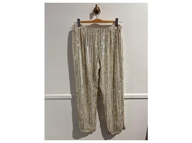 Pantalones GANNI T.FR 38 Viscosa - vista 4
