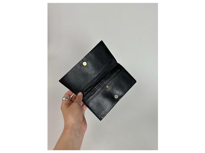 Vintage Givenchy GV3 Leather Wallet black - view 9