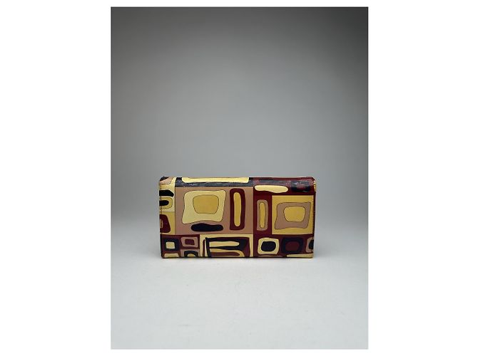 Vintage Emilio Pucci Leather Wallet Purple - view 2