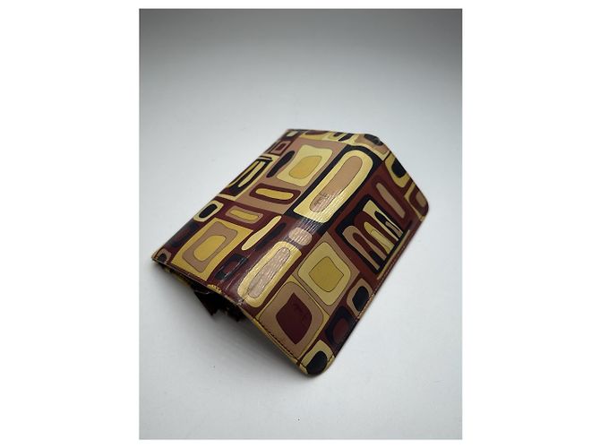 Vintage Emilio Pucci Leather Wallet Purple - view 3