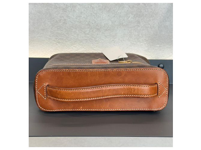 Céline Trucco vintage Celine Marrone - vista 9