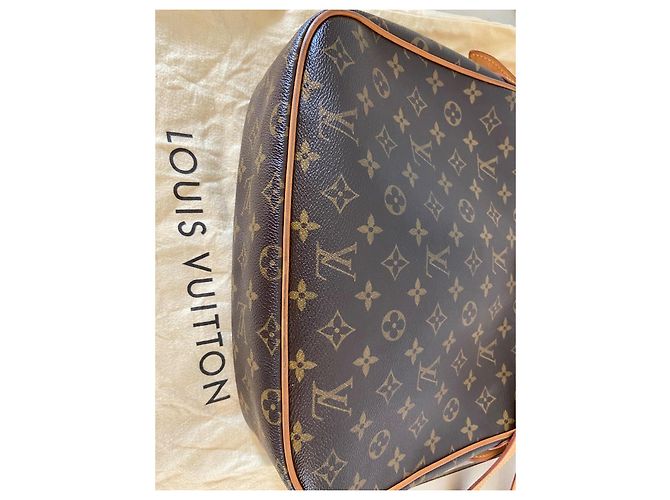 Louis Vuitton Hudson GM Borsa Monogram Canvas Marrone - vista 11