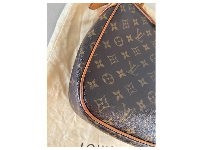 Louis Vuitton Hudson GM Borsa Monogram Canvas Marrone - vista 13