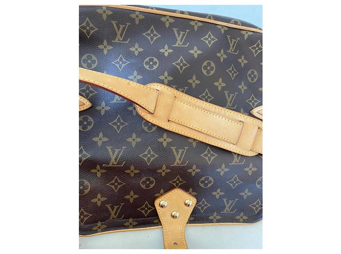 Louis Vuitton Monogram Hudson PM Borsa a mano marrone in pelle - vista 14
