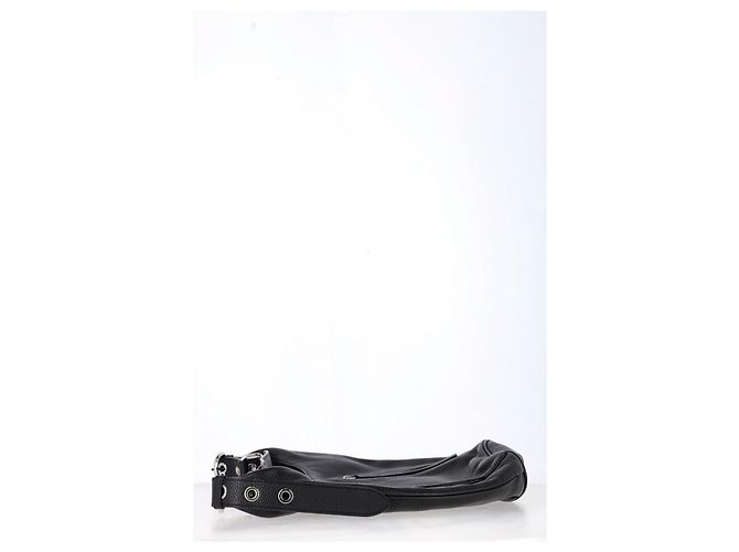 Borsa a spalla Hobo By Far in pelle nera Nero - vista 10