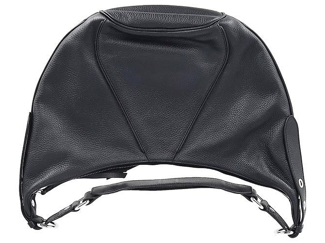 Borsa a spalla Hobo By Far in pelle nera Nero - vista 11