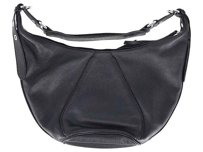 Borsa a spalla Hobo By Far in pelle nera Nero - vista 4