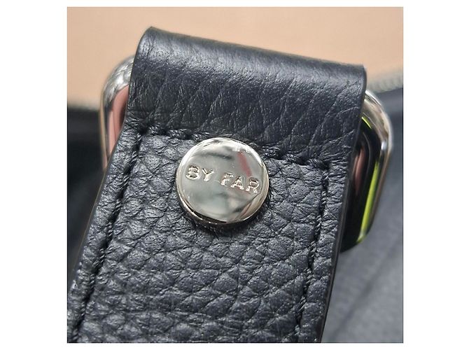 Borsa a spalla Hobo By Far in pelle nera Nero - vista 6