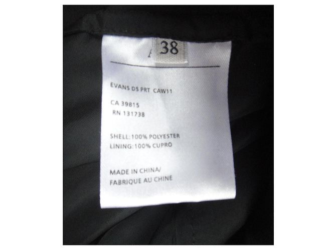 Vestido asimétrico Acne de poliéster estampado gris - vista 4