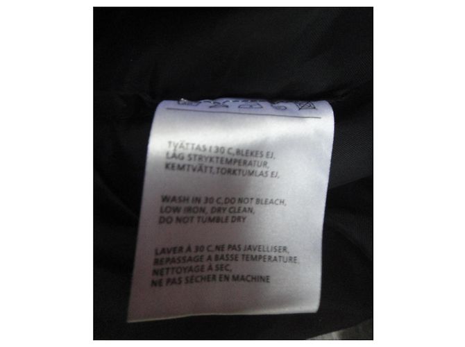 Vestido asimétrico Acne de poliéster estampado gris - vista 5