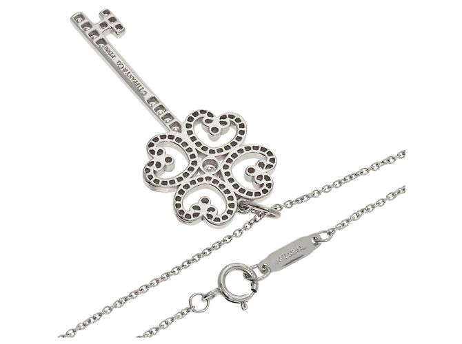 Tiffany & Co Collana in diamante Tiffany Quatra Heart Key - vista 2