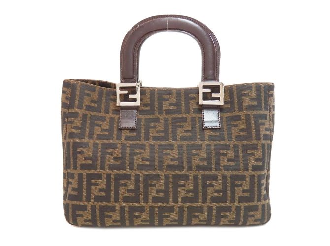Fendi Zucca-Muster Handtasche Braun - Ansicht 11