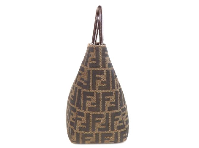 Fendi Zucca-Muster Handtasche Braun - Ansicht 3